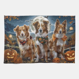Nova Scotia Halloween Spooky Tea Towel