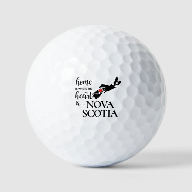 Nova Scotia home is where the heart is... Golf Balls (Front)