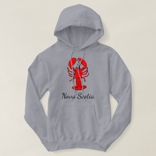 Nova Scotia hoodie Lobster sweater  (Design Front)