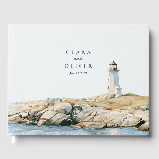 Nova Scotia Lighthouse Keepers Cottage Wedding Guest Book