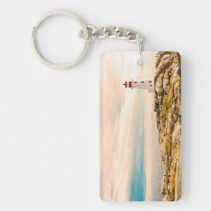 Nova Scotia lighthouse stylised Key Ring