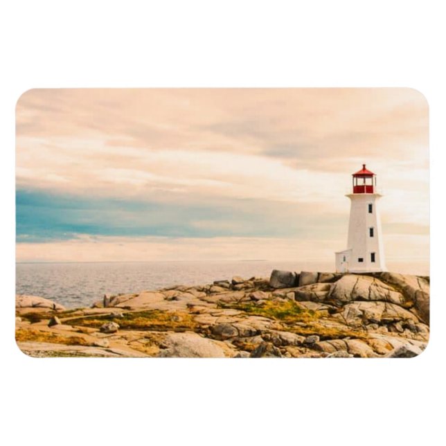 Nova Scotia lighthouse stylised Magnet (Horizontal)