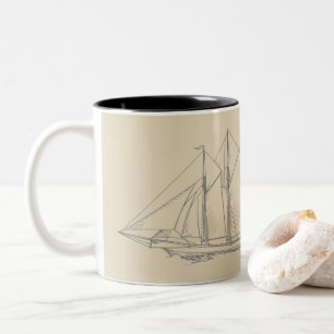 Nova Scotia Maritime Two-Tone Coffee Mug