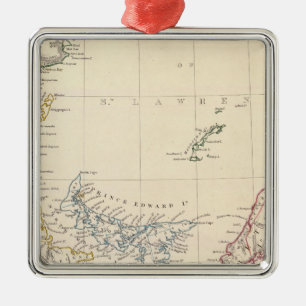 Nova Scotia, NB, Lower Canada Metal Tree Decoration