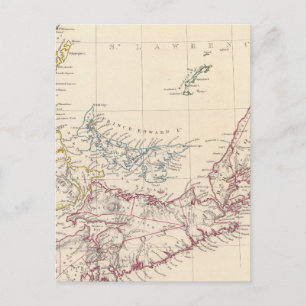 Nova Scotia, NB, Lower Canada Postcard