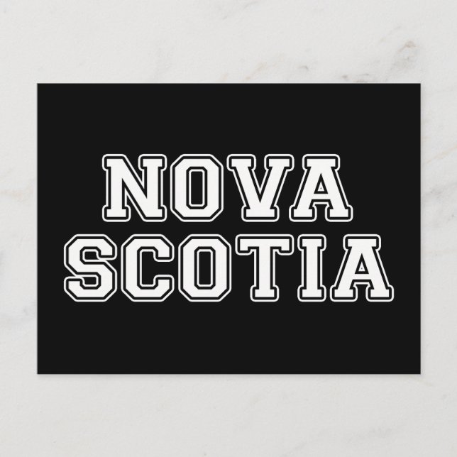 Nova Scotia Postcard (Front)