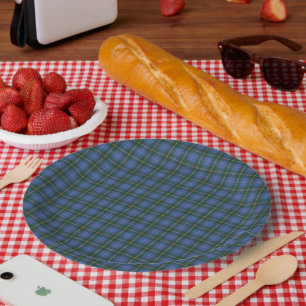 Nova Scotia Provincial Tartan Paper Plate