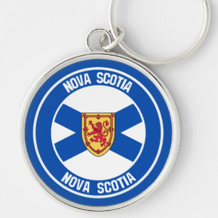 Nova Scotia Round Emblem Key Ring