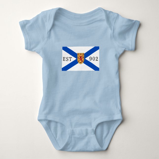  Nova Scotia shirt nova scotia 902 flag Editable (Front)