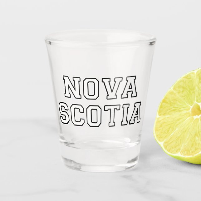 Nova Scotia Shot Glass (Front)