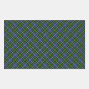 Nova Scotia Tartan Designed Print (Canada) Rectangular Sticker