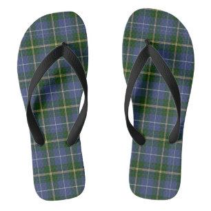 Nova Scotia Tartan flip flops