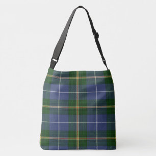 Nova Scotia Tartan Lighthouse Route Cross Bag