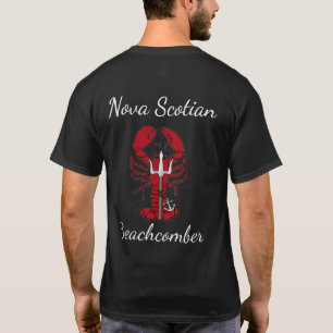 Nova Scotian beachcomber Lobster trident shirt