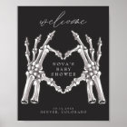 NOVA Skeleton Heart Hands Baby Shower Welcome