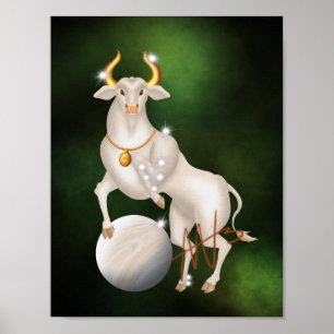 Nova Taurus Venus Zodiac Poster