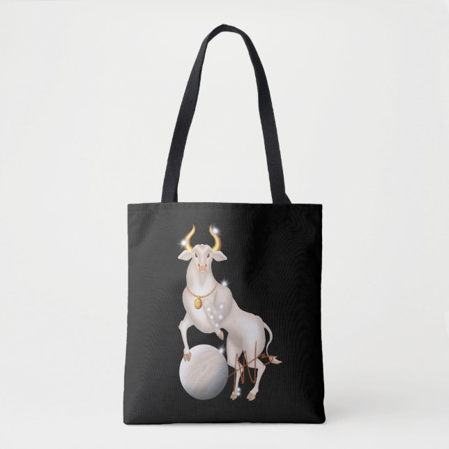 Nova Taurus Venus Zodiac Tote Bag (Front)