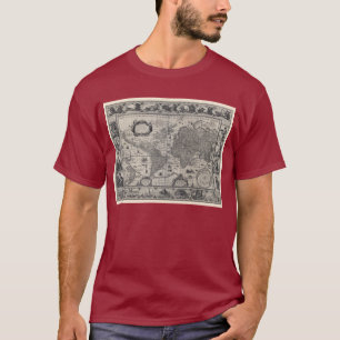 Nova totius terrarum, 1606 Antique World Map T-Shirt
