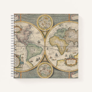Nova Totius Terrarum Orbis Geographica Notebook