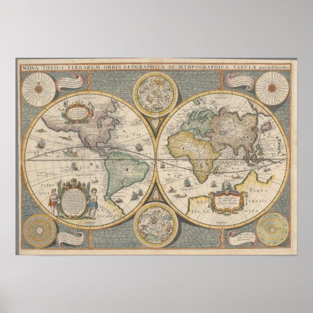 Nova Totius Terrarum Orbis Geographica Poster (Front)