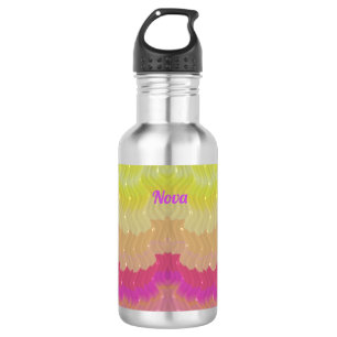 NOVA ~ Yellow Beige Purple Pink 532 Ml Water Bottle
