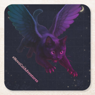 #NovaCatAdventures winged v2 Paper Coaster
