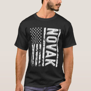 Novak Last Name Surname Team Novak Family Reunion T-Shirt