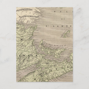 NovaScotia, New Brunswick Postcard