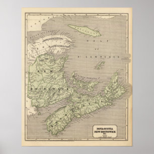 NovaScotia, New Brunswick Poster