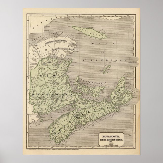 NovaScotia, New Brunswick Poster (Front)
