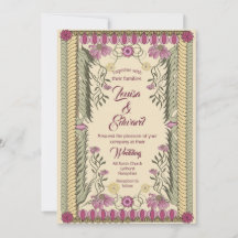 Noveau frame - Wedding Invitation