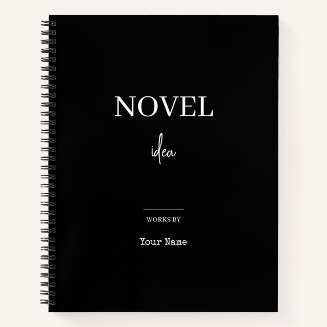 Novel Idea Personalised Notebook (Front)