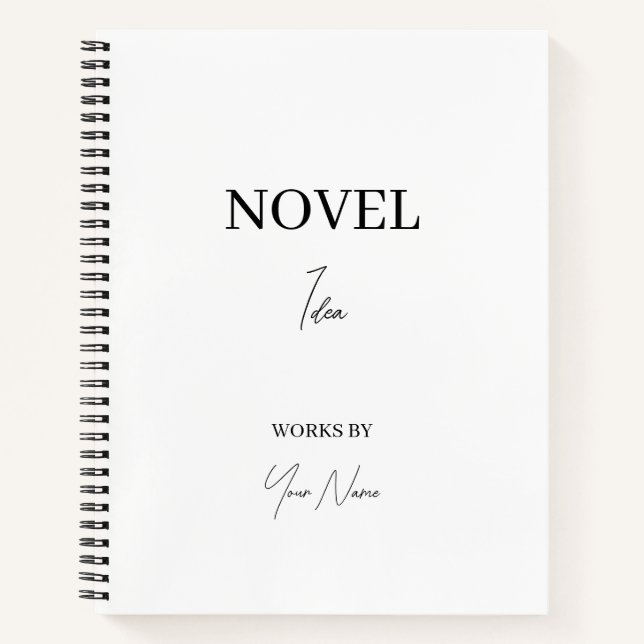 Novel Idea Personalised Notebook (Front)
