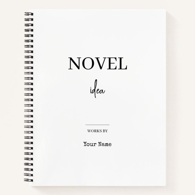 Novel Idea Personalised Notebook (Front)