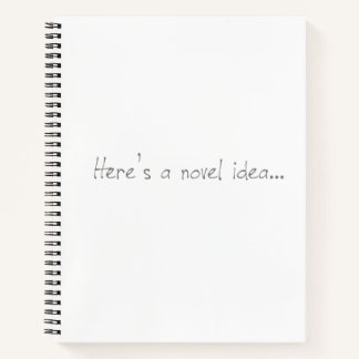Novel Idea Spiral Bound Notebook