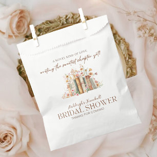 Novel Kind of Love Storybook Floral Bridal Shower Favour Bag