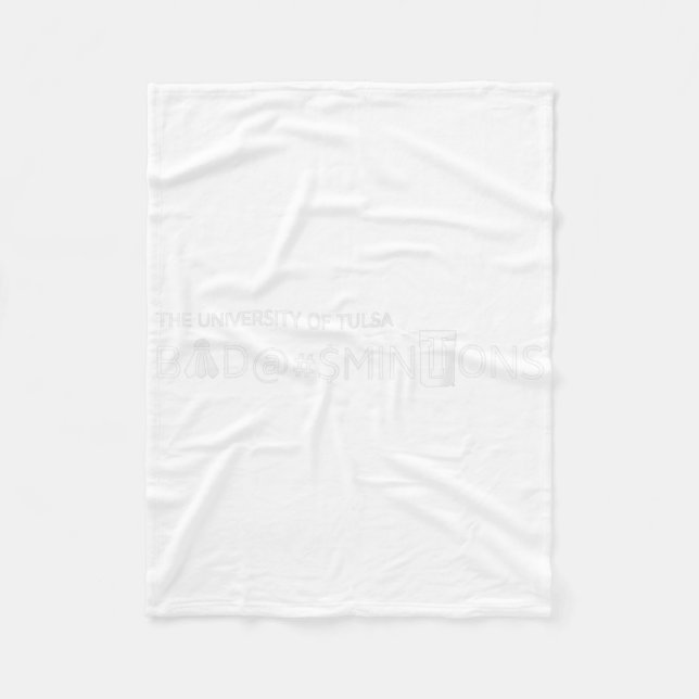Novelty Badminton Team  Fleece Blanket (Front)