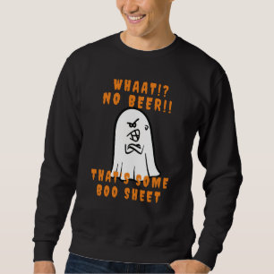Novelty Beer Pun, That's Boo Sheet Halloween Ghost Sweatshirt