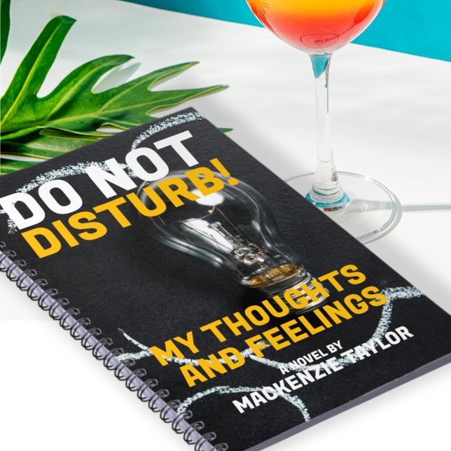 Novelty Book Cover Personalised With Own Text (Novelty Book Cover Journal Personalized With Own Text from Ricaso. Add your own name, title etc )