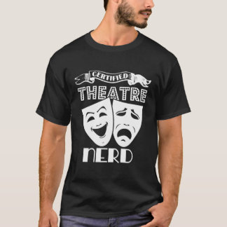 Novelty Certified Theatre Nerd Long Sleeve T Shirt