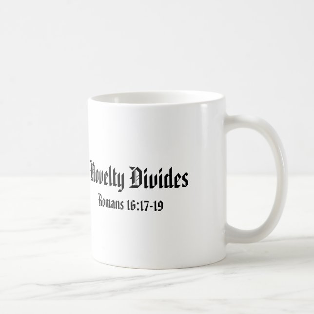 Novelty Divides Mug (Right)
