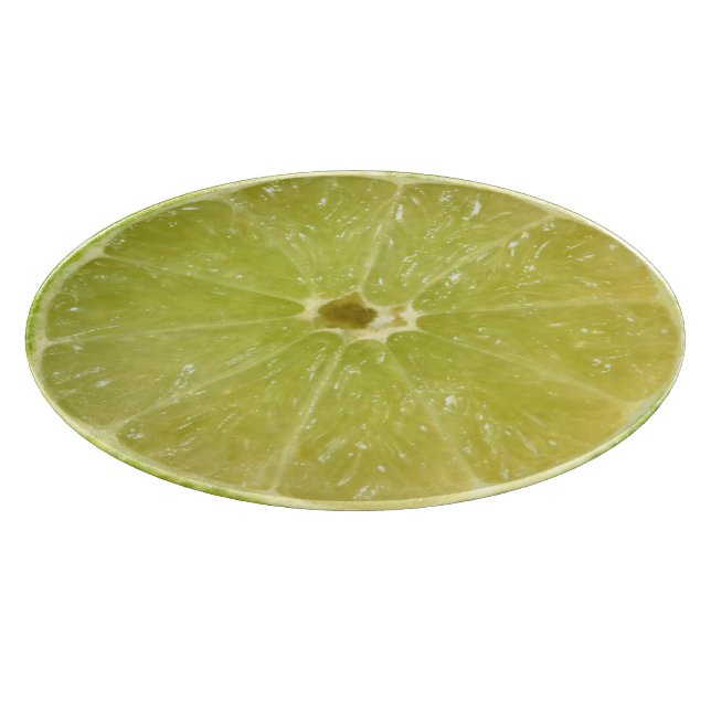 Novelty Fruit Lime Slice Cutting Board (Corner)