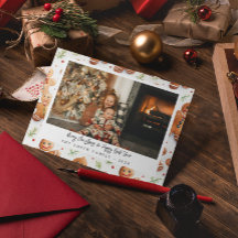 Novelty Gingerbread Men Holiday Photo