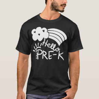Novelty Hello PreK Squad Teacher Student Back To S T-Shirt