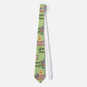 Novelty Humpty Dumpty Silky Mens Neck Tie