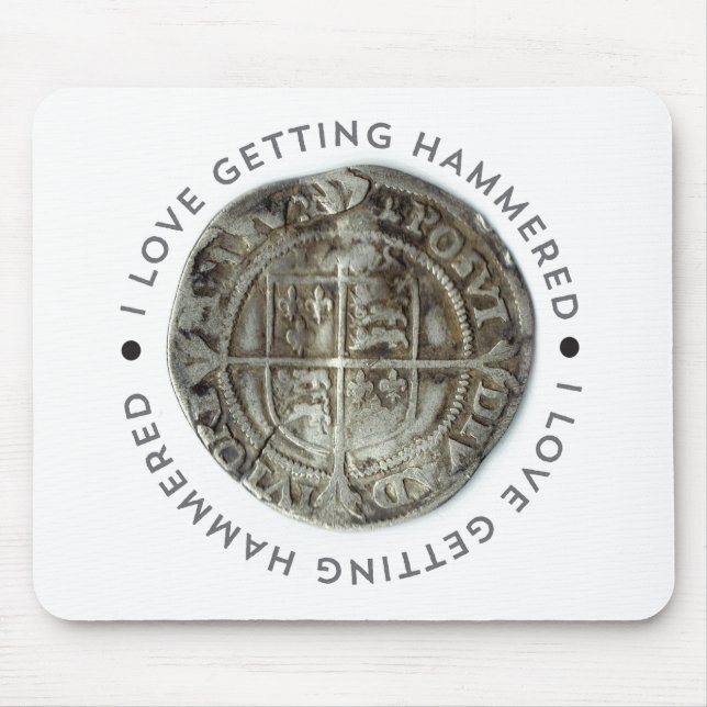 Novelty metal detecting mouse pad (Front)