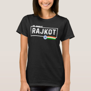 Novelty Rajkot City India Travelling Vacations Wom T-Shirt