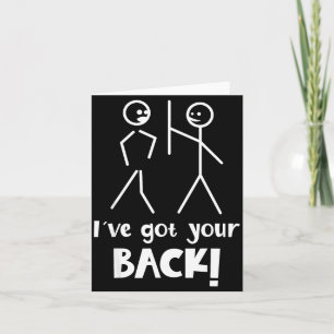 Novelty Sarcasm Stick Figures Saying Illustration Card
