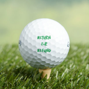 Novelty Saying Golf Balls