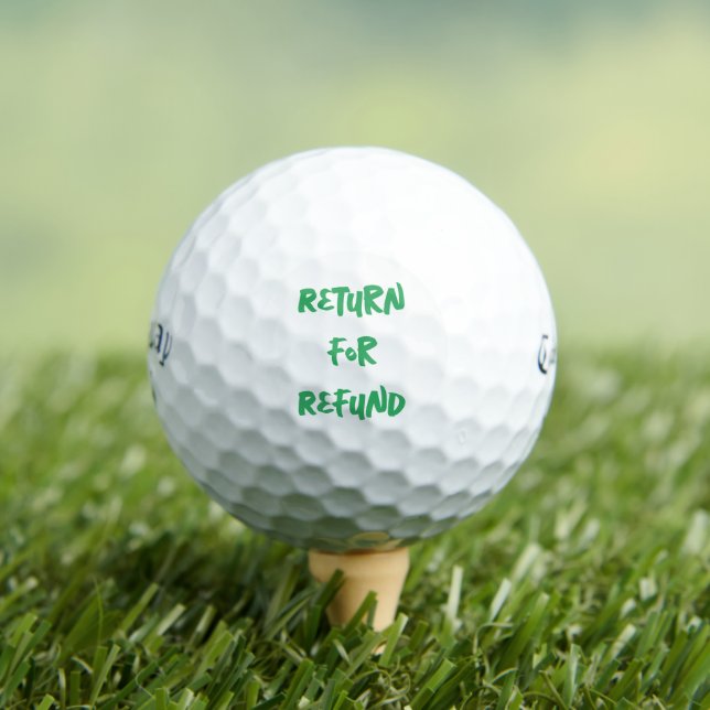 Novelty Saying Golf Balls (Insitu Tee)